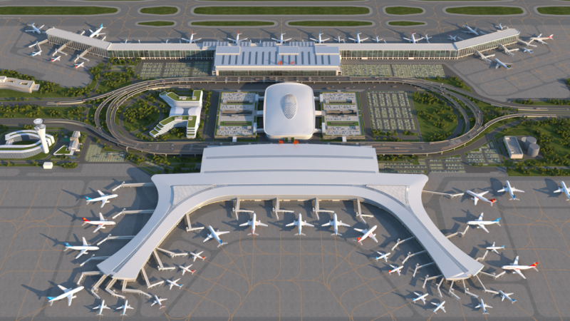 “数智赋能·匠造空港”福州长乐机场二期扩建项目机电安装省级观摩会在榕举办(图2)