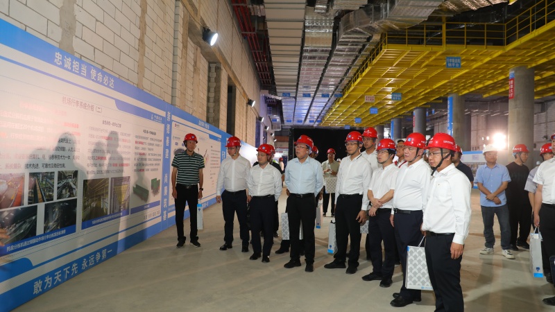 “数智赋能·匠造空港”福州长乐机场二期扩建项目机电安装省级观摩会在榕举办(图3)