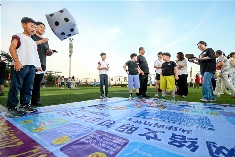 全民健身+文明闯关！青岛社区运动会“玩”转网络文明(图5)