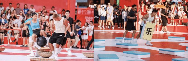 大众健身也能很潮流汪顺现身挑战橄榄球四分卫