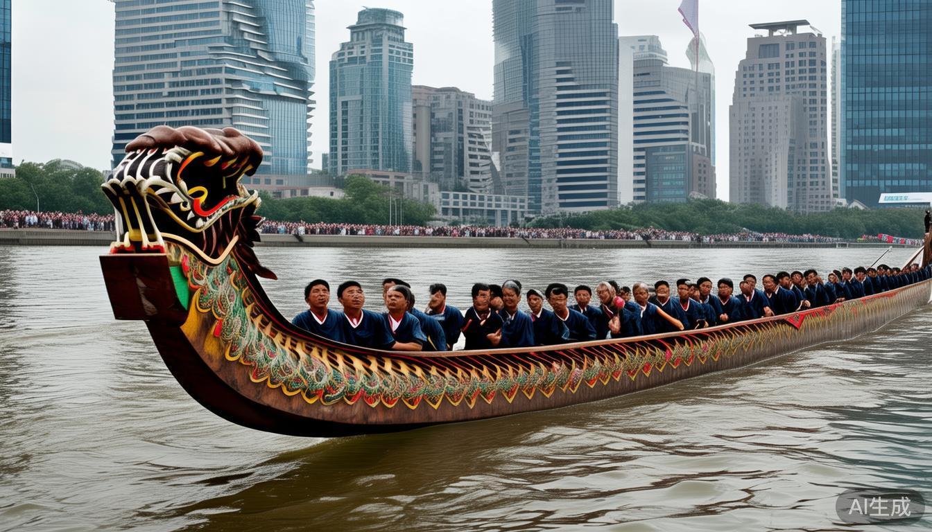 超燃！73岁大爷破浪PK小年轻这场龙舟嘉年华让所有人都玩嗨了(图5)