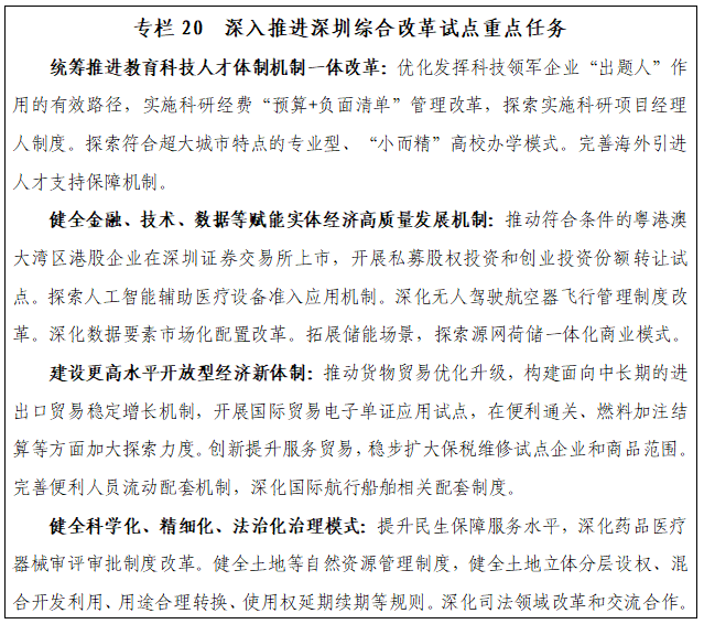 深圳“十五五”规划纲要全文来了！(图20)